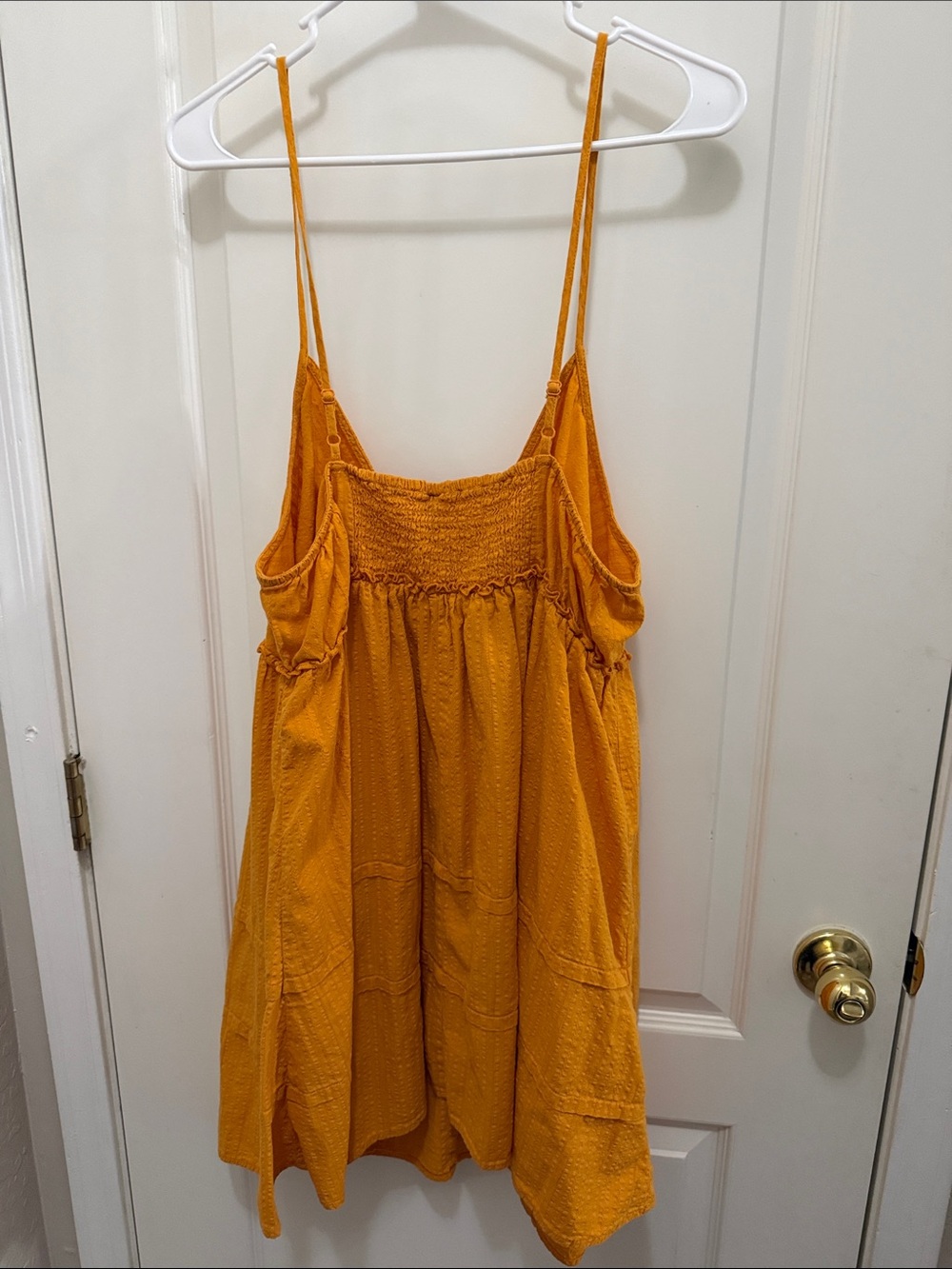 Women’s XXL Wild Fable Sunset Yellow Spaghetti Strap Summer Dress Plus Size - Picture 6 of 10